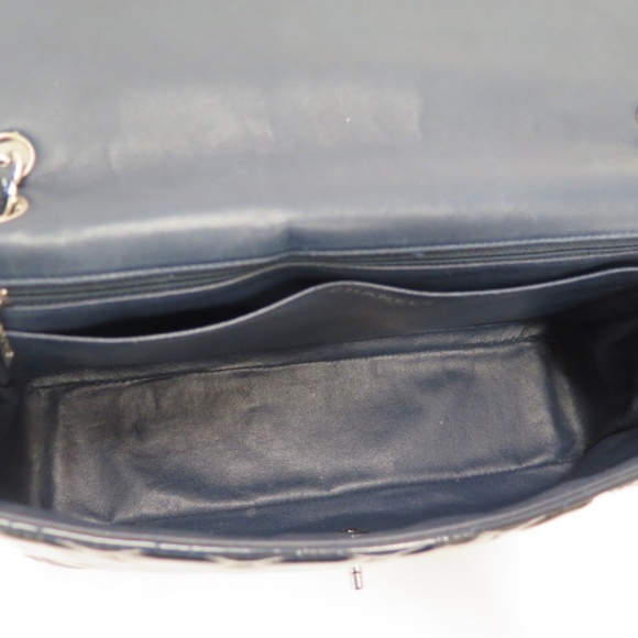 Chanel Maxi Single Flap Bag Very Dark Teal - Picture 5 of 8